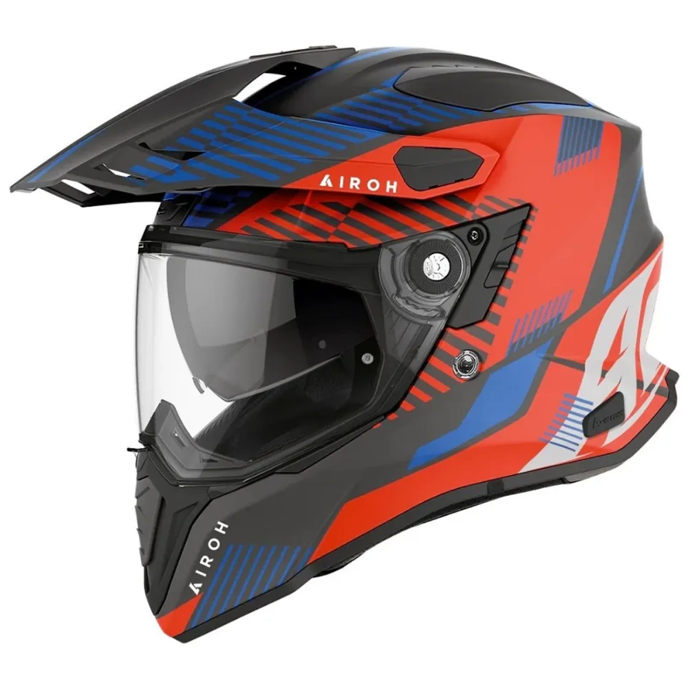 Immagine di CASCO COMMANDER BOOST RED/BLUE MATT AIROH