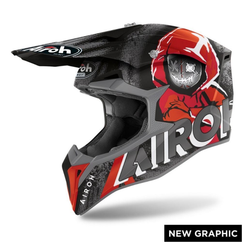 Immagine di CASCO  WRAAP ALIEN RED MATT AIROH