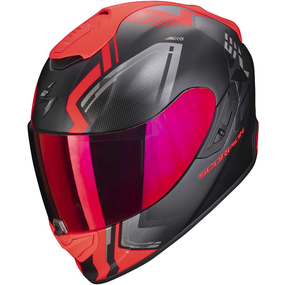 Immagine di CASCO EXO-1400 AIR CORSA NOIR MAT-ROUGE SCORPION