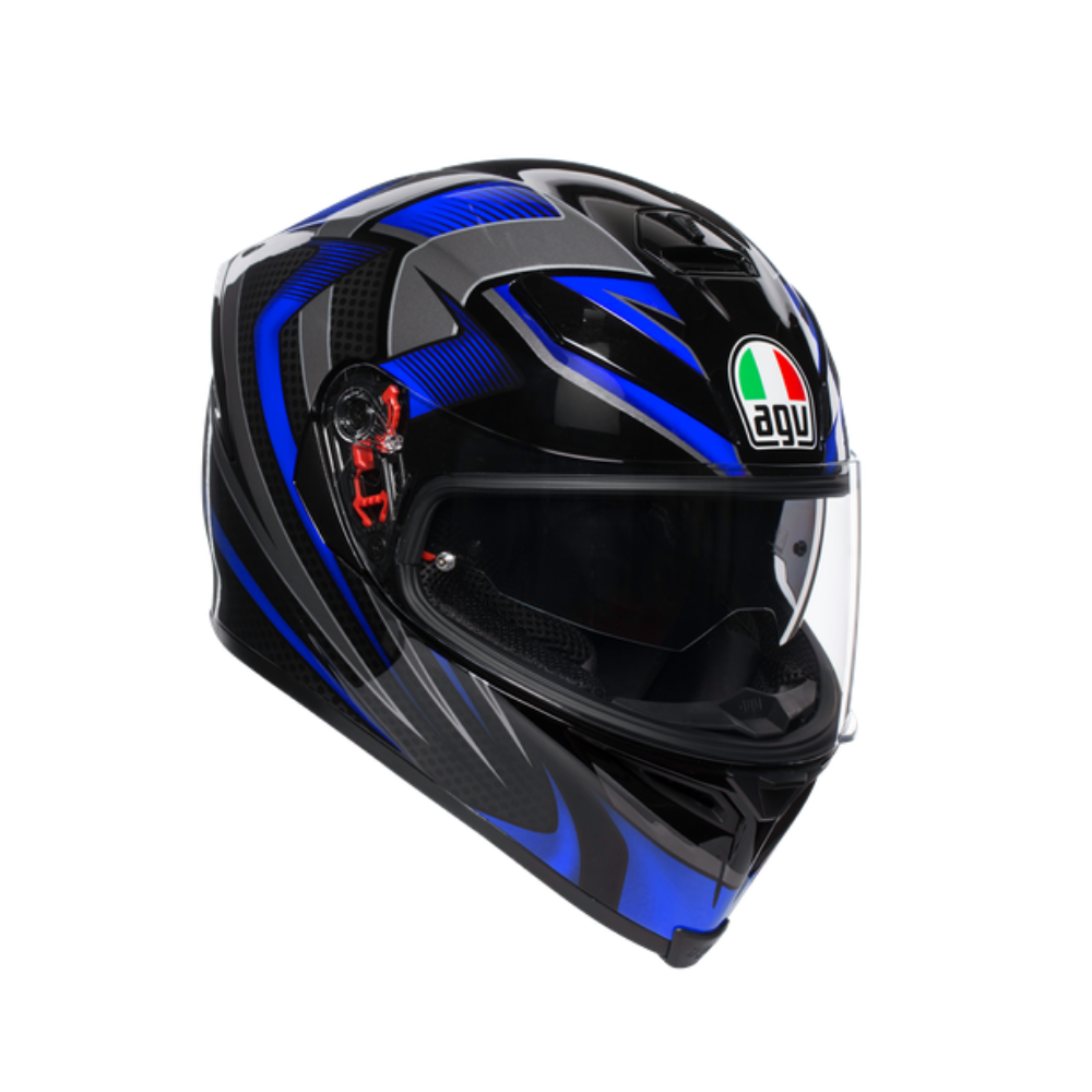 Immagine di CASCO K5 S HURRICANE  BLACK/BLUE AGV