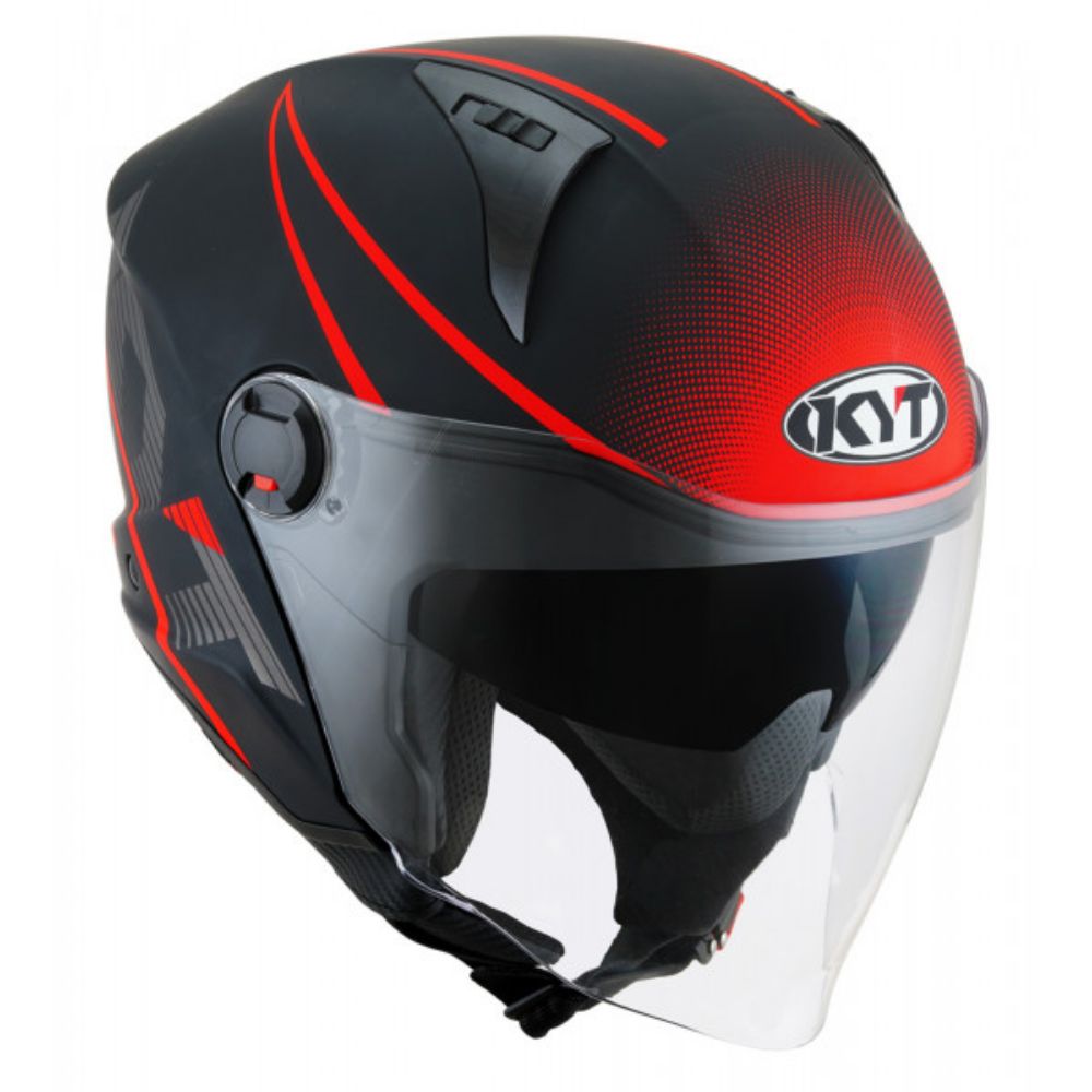 Immagine di CASCO D-CITY LUCENT BLACK/RED  KYT