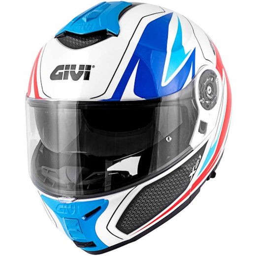 Immagine di CASCO X.21 SHIVER BIANCO BLU ROSSO GIVI