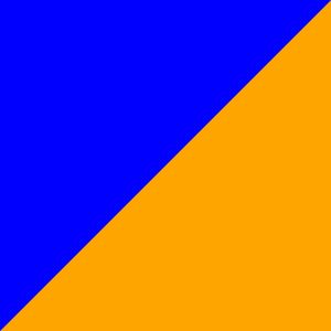 BLUE HOT ORANGE