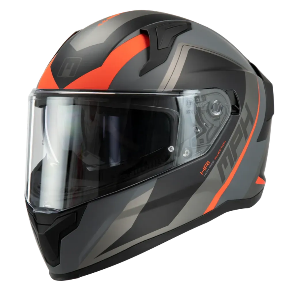 Immagine di CASCO TIGER BLACK GREY RED MPH