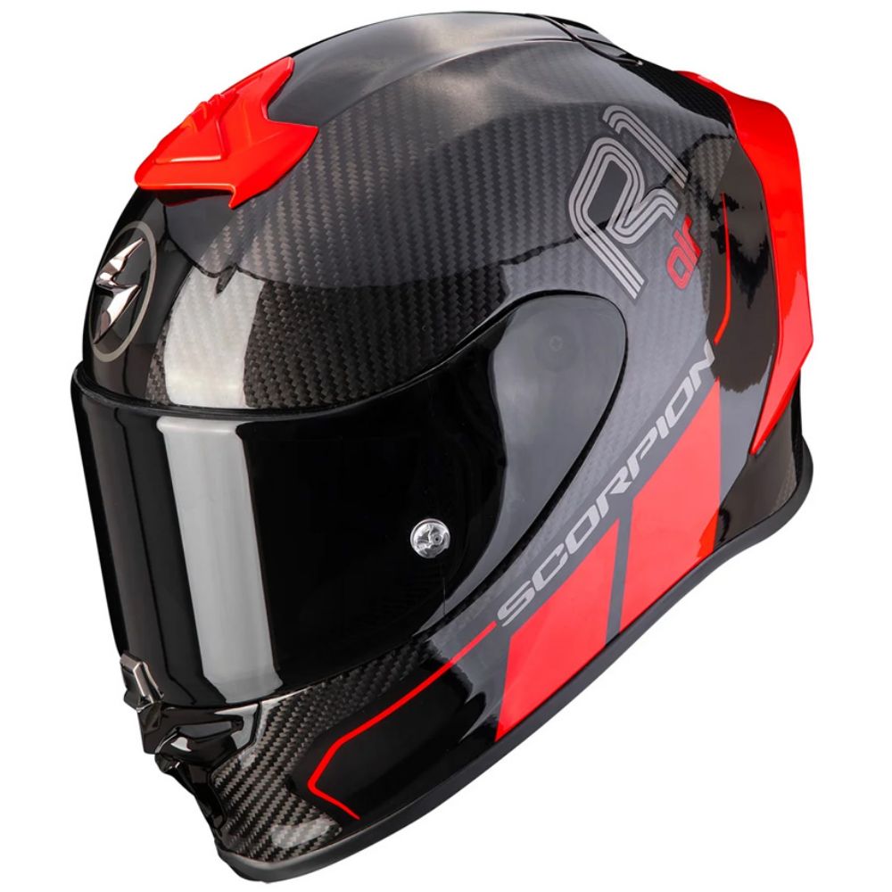 Immagine di CASCO EXO-R1 EVO CARBON AIR CORPUS II RED SCORPION