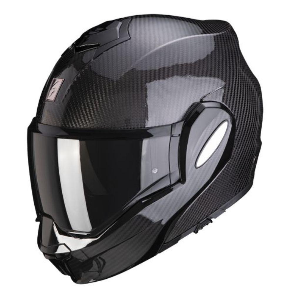 Immagine di CASCO EXO-TECH EVO CARBON SOLID BLACK SCORPION