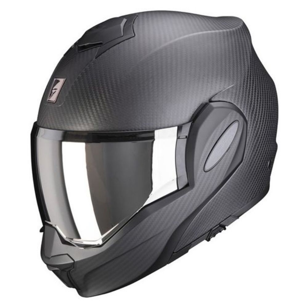 Immagine di CASCO EXO-TECH EVO CARBON SOLID MATT BLACK SCORPION