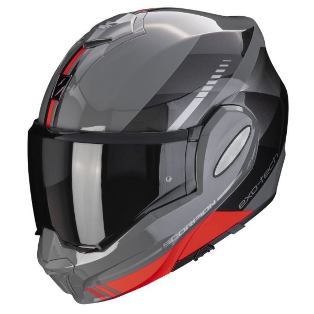 Immagine di CASCO EXO-TECH EVO GENRE GREY-BLACK-RED SCORPION