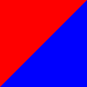 BLACK BRIGHT RED BLUE