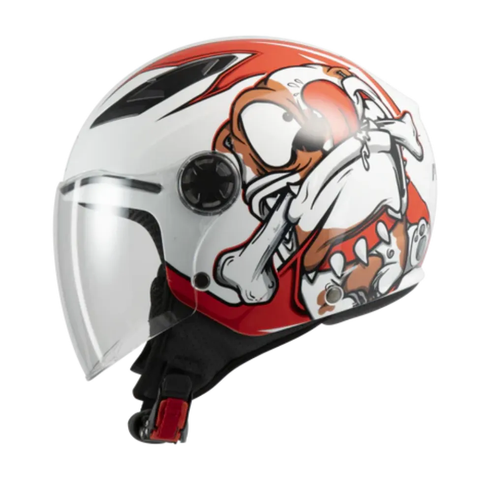 Immagine di CASCO PLAY BAMBINO BULLDOG WHITE MPH