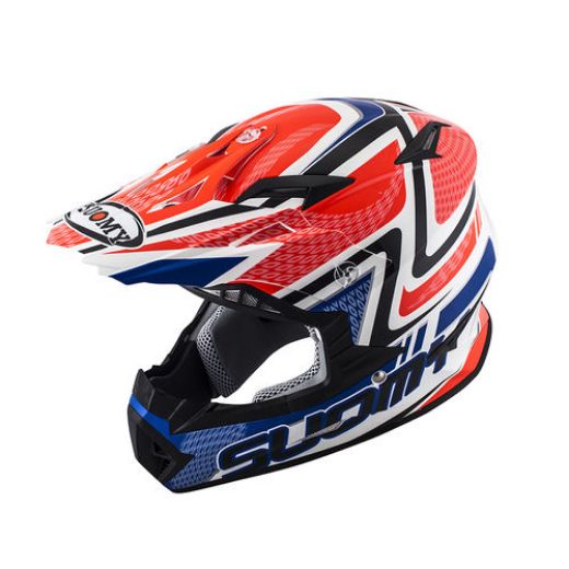 Immagine di CASCO SY RUMBLE SNAKE RED SUOMY