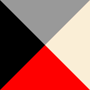 BLACK GRAY BRIGHT RED