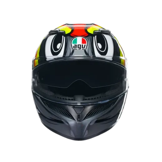 Immagine di CASCO K3 AGV E2206 MPLK BIRDY 2.0 GREY/YELLOW/RED