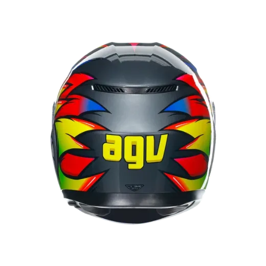 Immagine di CASCO K3 AGV E2206 MPLK BIRDY 2.0 GREY/YELLOW/RED