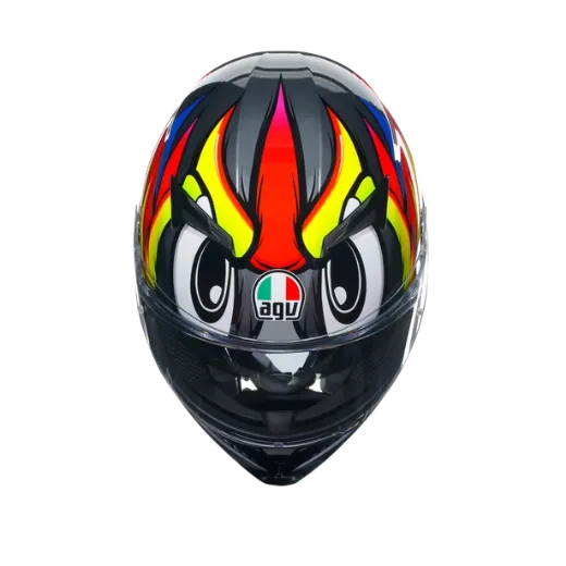 Immagine di CASCO K3 AGV E2206 MPLK BIRDY 2.0 GREY/YELLOW/RED