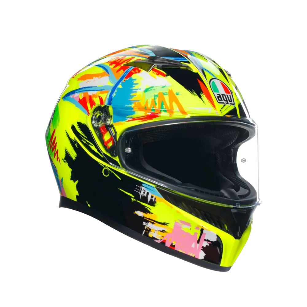 Immagine di CASCO K3 AGV E2206 MPLK ROSSI WINTER TEST 2019