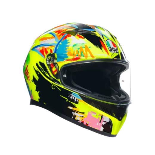 Immagine di CASCO K3 AGV E2206 MPLK ROSSI WINTER TEST 2019