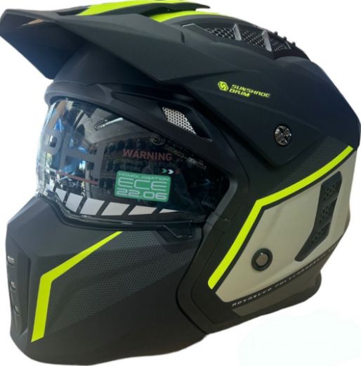 Immagine di CASCO HARRIER BLACK YELLOW/GREY MPH