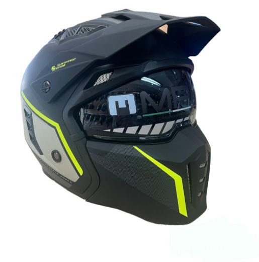 Immagine di CASCO HARRIER BLACK YELLOW/GREY MPH