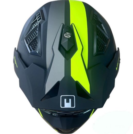 Immagine di CASCO HARRIER BLACK YELLOW/GREY MPH