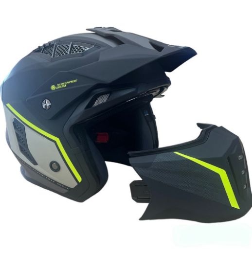 Immagine di CASCO HARRIER BLACK YELLOW/GREY MPH