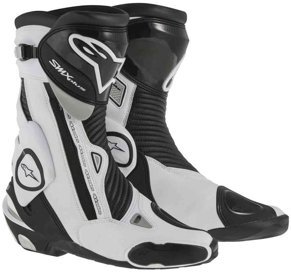 Immagine di STIVALI SMX PLUS ALPINESTARS BLACK WHITE