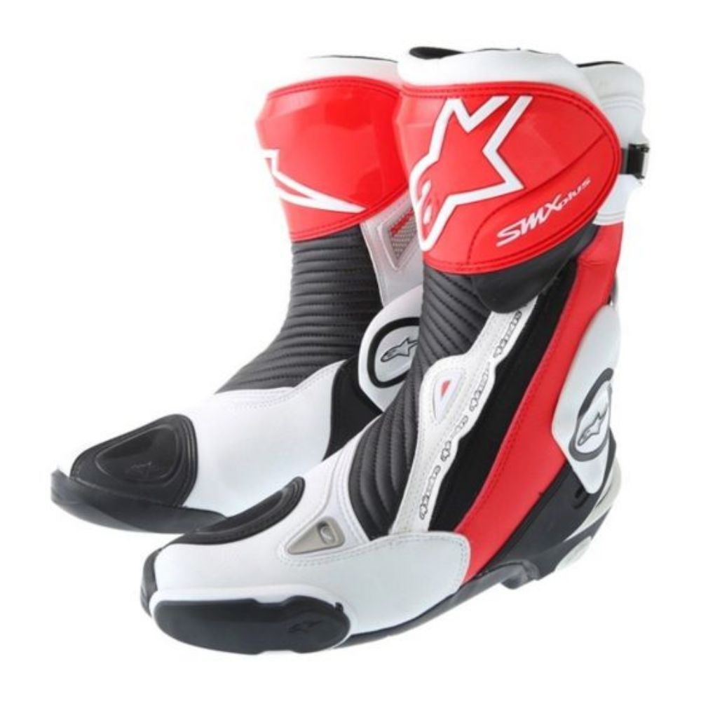 Immagine di STIVALI SMX PLUS ALPINESTARS BLACK RED WHITE