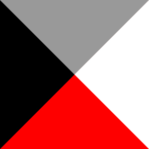 DARK GRAY TAR GRAY BRIGHT RED