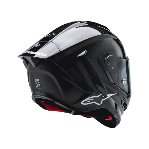 Immagine di CASCO SUPERTECH R10 SOLID ALPINESTARS BLACK CARBON