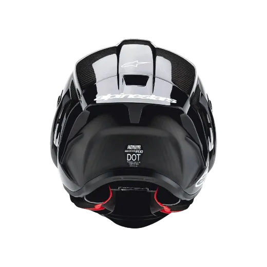 Immagine di CASCO SUPERTECH R10 SOLID ALPINESTARS BLACK CARBON