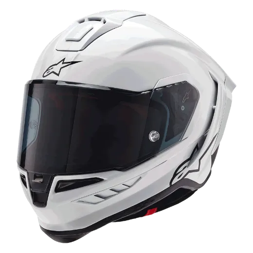 Immagine di CASCO SUPERTECH R10 SOLID ALPINESTARS WHITE CARBON