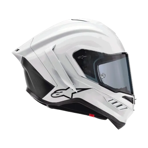 Immagine di CASCO SUPERTECH R10 SOLID ALPINESTARS WHITE CARBON