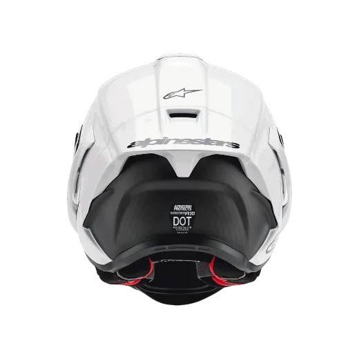 Immagine di CASCO SUPERTECH R10 SOLID ALPINESTARS WHITE CARBON