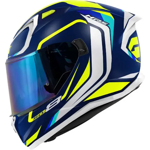 Immagine di CASCO 50.8 MACH1 BLUE WHITE YELLOW GIVI