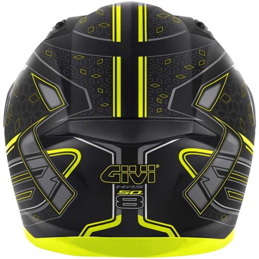 Immagine di CASCO 50.8 MYSTICAL MATT BLACK NEON YELLOW GIVI