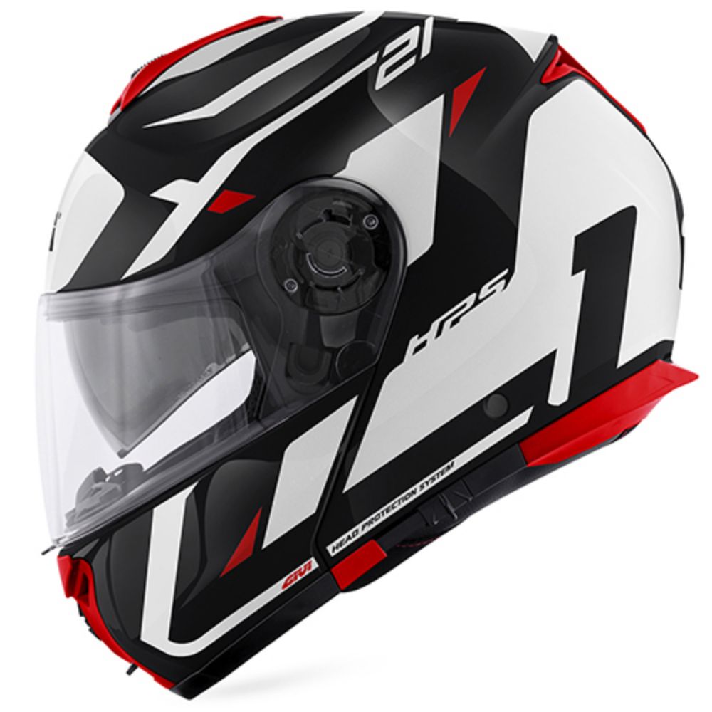 Immagine di CASCO X21 EVO NUMBER BLACK WHITE RED GIVI