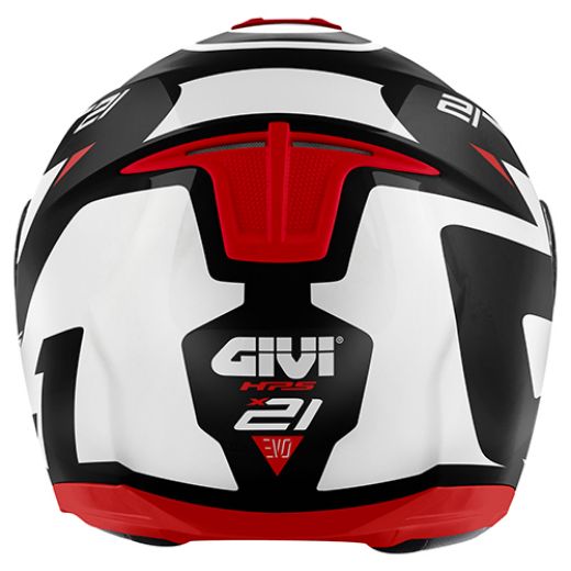 Immagine di CASCO X21 EVO NUMBER BLACK WHITE RED GIVI