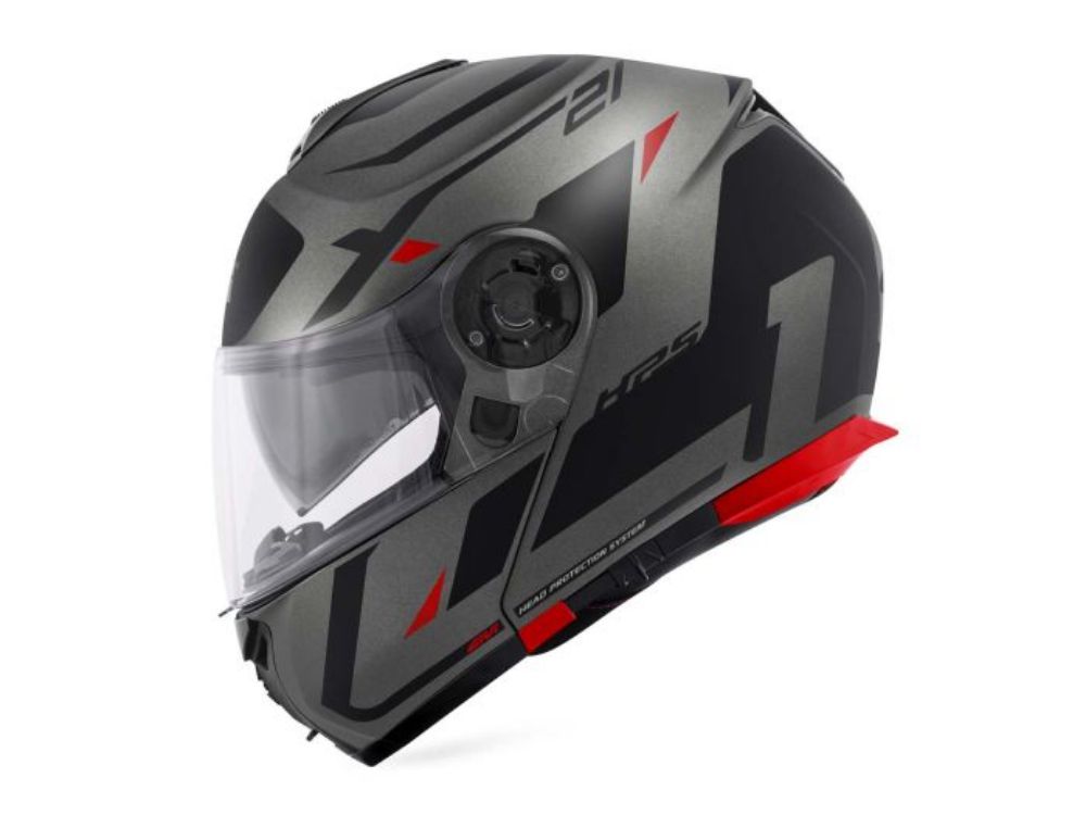 Immagine di CASCO X21 EVO NUMBER MATT TITANIUM  BLACK RED GIVI