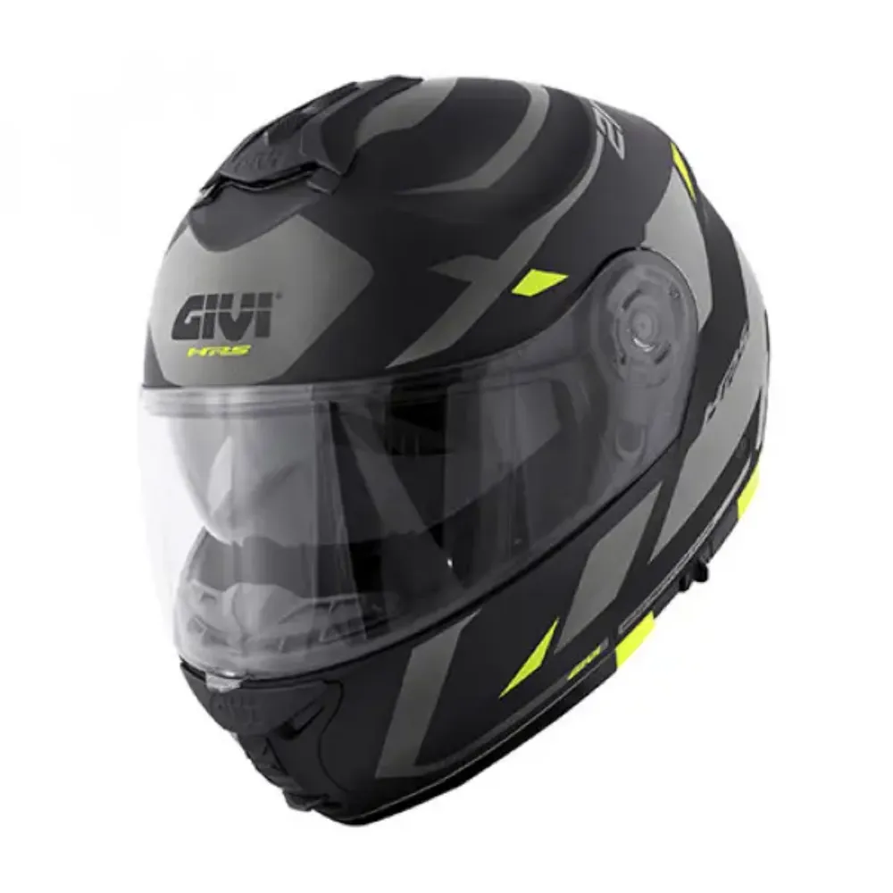 Immagine di CASCO X21 EVO NUMBER MATT GREY BLACK YELLLOW GIVI