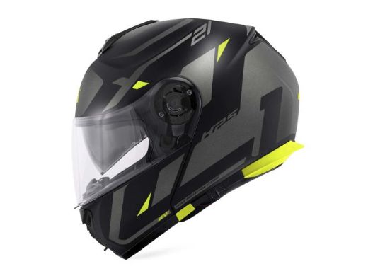 Immagine di CASCO X21 EVO NUMBER MATT GREY BLACK YELLLOW GIVI