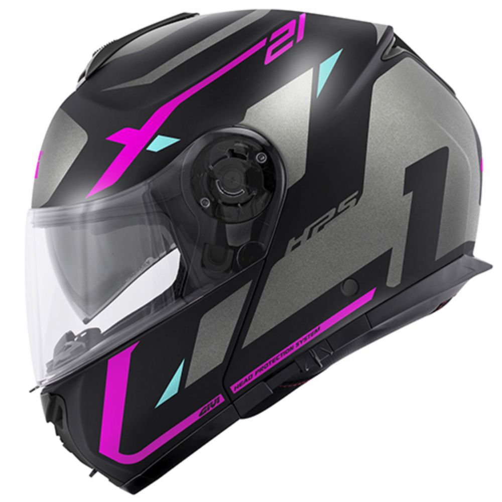 Immagine di CASCO X21 EVO NUMBER MATT BLACK TIT PINK