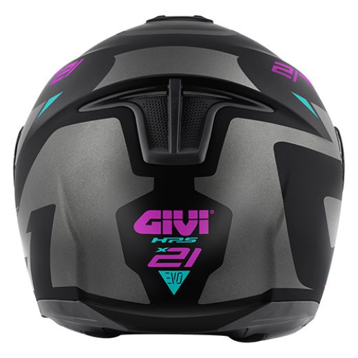 Immagine di CASCO X21 EVO NUMBER MATT BLACK TIT PINK