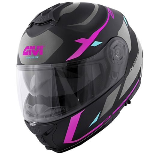 Immagine di CASCO X21 EVO NUMBER MATT BLACK TIT PINK