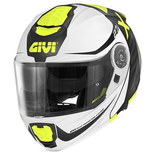 Immagine di CASCO X27 DIMENSION MATT BLACK WHITE YELLOW GIVI