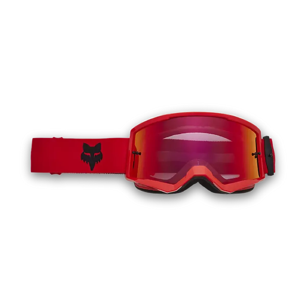 Immagine di Maschera Main - Lente a specchio - FLUORESCENT RED - FOX