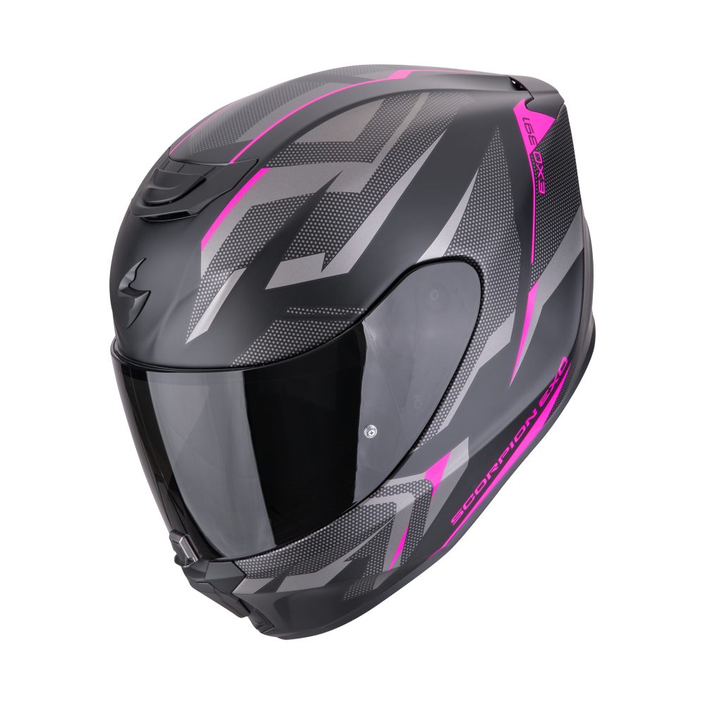 Immagine di CASCO EXO-391 AAXO MATT BLACK-PINK SCORPION 