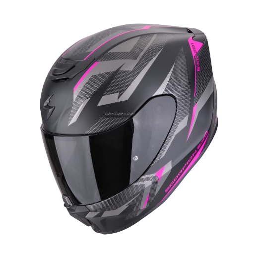 Immagine di CASCO EXO-391 AAXO MATT BLACK-PINK SCORPION 