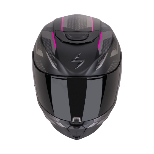 Immagine di CASCO EXO-391 AAXO MATT BLACK-PINK SCORPION 