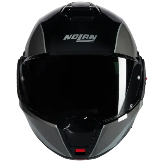 Immagine di CASCO N120-1 VERNICIATURA SPECIALE 341 NOLAN NERO GRIGIO ARGENTO 