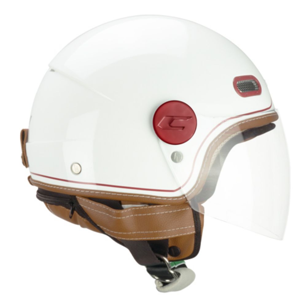 Immagine di CASCO 191V PIX VINTAGE Bianco Bordeaux lunga CGM